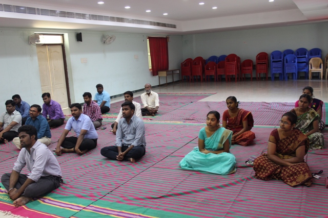 Yoga Class for staff members 
